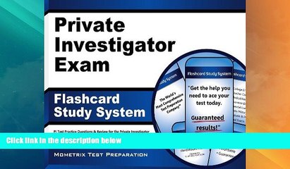 Télécharger la video: Big Deals  Private Investigator Exam Flashcard Study System: PI Test Practice Questions   Review