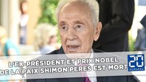 Israël: L'ex-président et prix Nobel de la paix Shimon Peres est mort