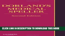 Collection Book Dorland s Medical Speller, 2e (Dorland s Medical Dictionary)