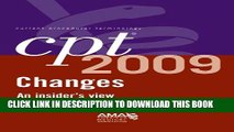 New Book CPT Changes 2009: An Insiders View