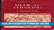 New Book Medical Thinking: A Historical Preface (Princeton Legacy Library)