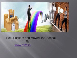To Make Relocation Easy and Smooth in Chennai