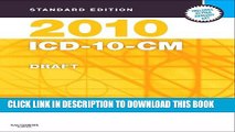 New Book 2010 ICD-10-CM, Standard Edition DRAFT (Softbound), 1e (Sanders ICD-10-CM (Standard