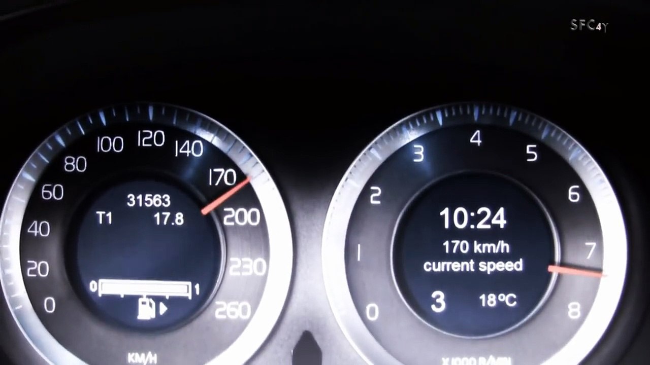 Worlds Fastest Volvo S60 acceleration 100-383 km-h