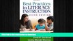 READ BOOK  Best Practices in Literacy Instruction, Fifth Edition FULL ONLINE