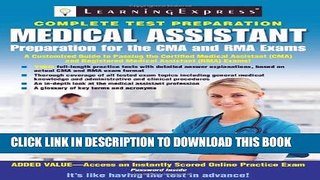 New Book Medical Assistant Exam: Preparation for the CMA and RMA Exams (Medical Assistant: