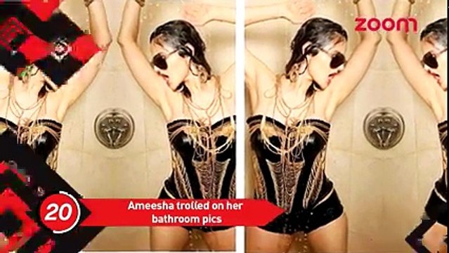 Ameesha Patel Trolled On Her Bathroom Pictures _ Arjun Had His Eyebrows Plucked By Katrina