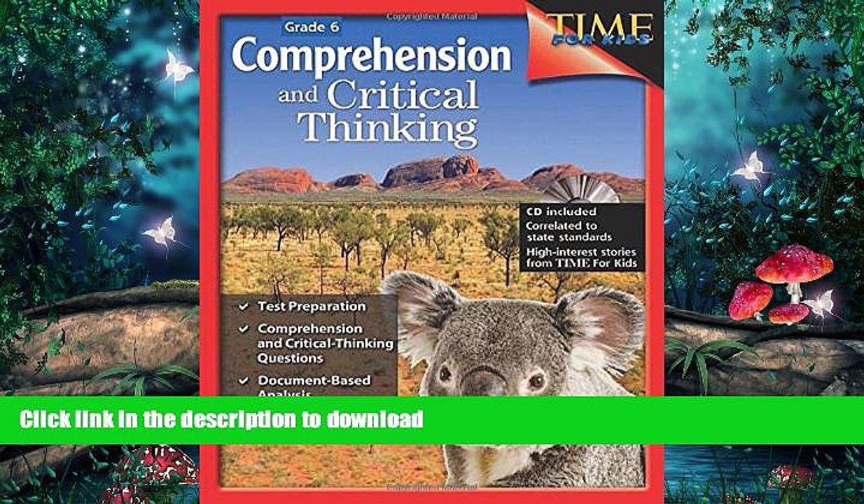 READ  Comprehension and Critical Thinking - Grade 6  GET PDF