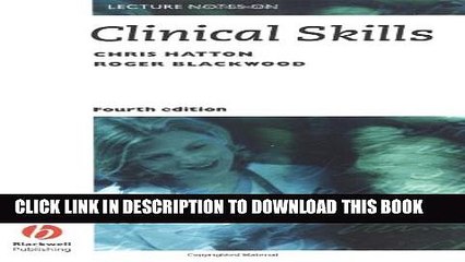 Collection Book Lecture Notes Clinical Skills