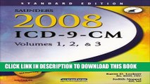 New Book Saunders 2008 ICD-9-CM, Volumes 1, 2 and 3 Standard Edition, 1e (Saunders ICD-9-CM, Vols