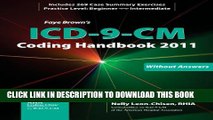 Collection Book ICD-9-CM Coding Handbook, Without Answers, 2011 Revised Edition (Brown, ICD-9-CM