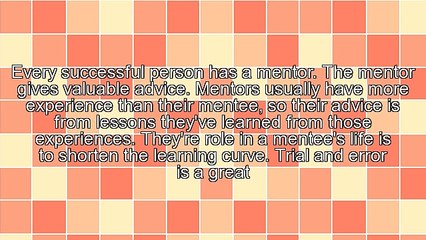 Mentor Advise - Why Aren't You Taking Your Mentor's Advise?