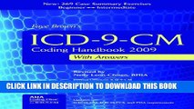 Collection Book ICD-9-CM Coding Handbook 2009, with Answers (ICD-9-CM Coding Handbook (W/Answers))
