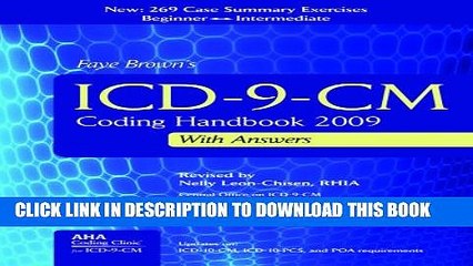 Collection Book ICD-9-CM Coding Handbook 2009, with Answers (ICD-9-CM Coding Handbook (W/Answers))