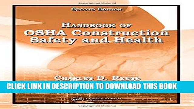 [PDF] Handbook of OSHA Construction Safety and Health, Second Edition Full Colection