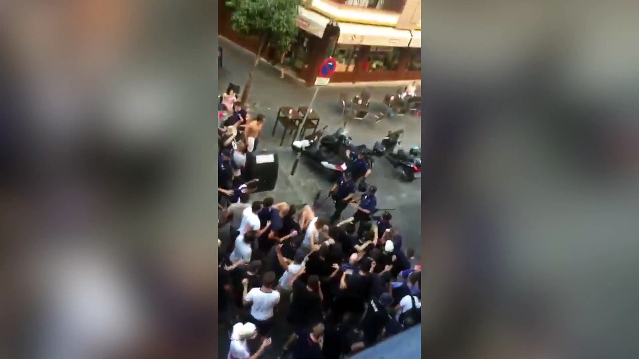 lyon ultras after match