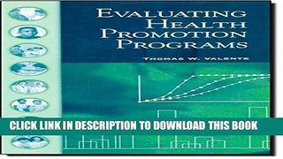 Collection Book Evaluating Health Promotion Programs