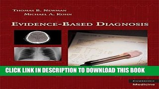 New Book Evidence-Based Diagnosis (Cambridge Medicine (Paperback))