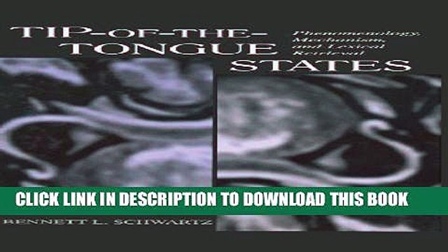 [PDF] Tip-of-the-tongue States: Phenomenology, Mechanism, and Lexical Retrieval Popular Online