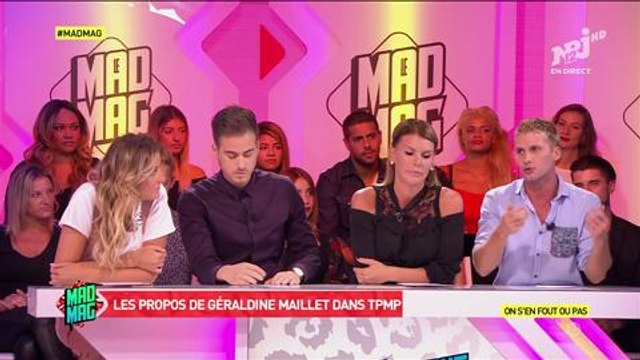 Mad Mag, NRJ12 : Benoît Dubois se moque des propos de Géraldine Maillet sur la télé-réalité
