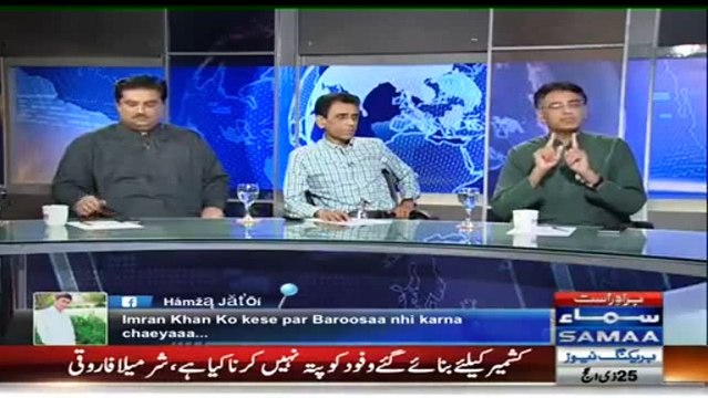 Kya PM Ko Yeh Zaib Deta Tha K Modi Ko Apnay Ghar Par Bulaain- Heated Debate BW Asad Umar & Khurram Dastgeer