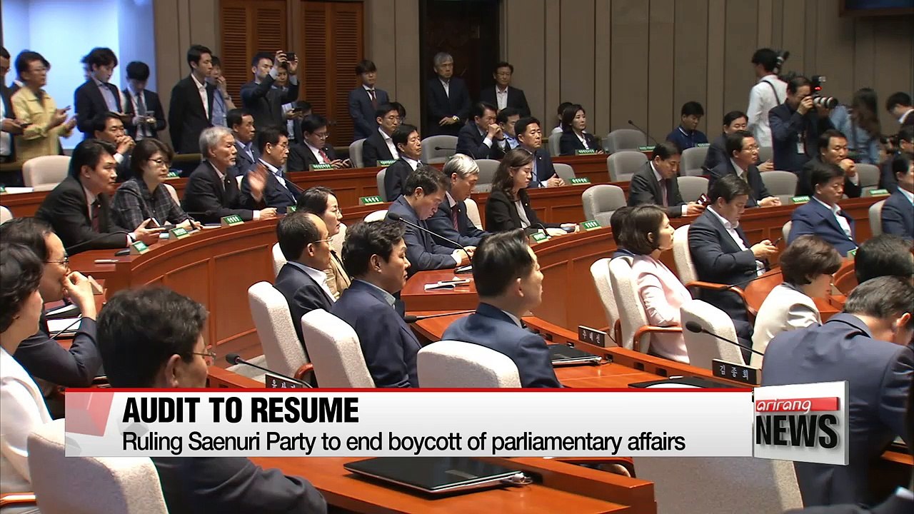 Ruling Saenuri Party to end boycott of parliamentary affairs