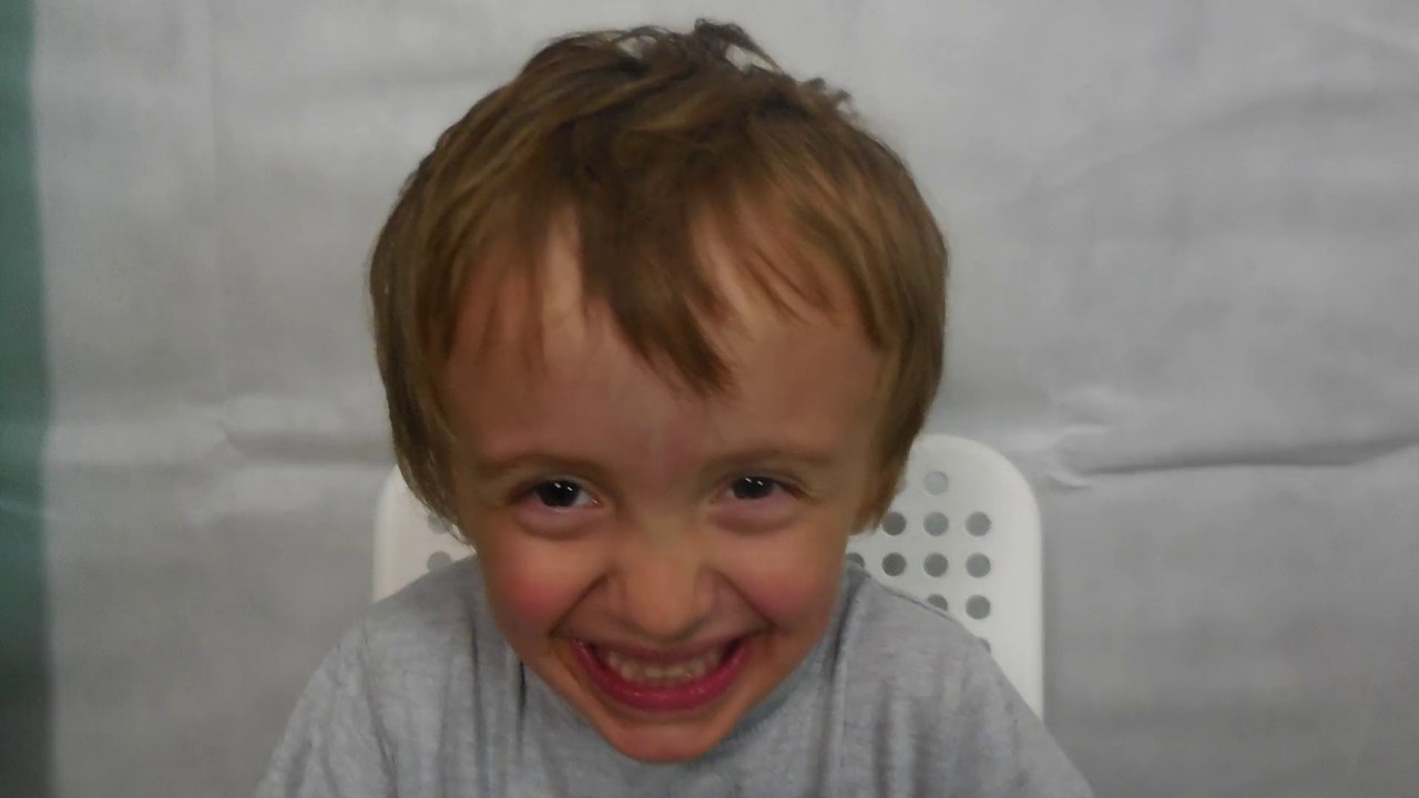 Kids get a haircut: getting ready for church and school