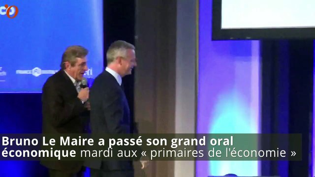 « Primaires de l’économie » : Bruno Le Maire expose son grand projet économique