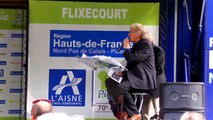 Tour de Picardie 2016 - Nacer Bouhanni dernier vainqueur du Tour de Picardie qui met pied à terre
