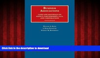 PDF ONLINE Business Associations, Cases and Materials on Agency, Partnerships, and Corporations