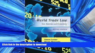 FAVORIT BOOK World Trade Law: Text, Materials and Commentary (Second Edition) READ EBOOK