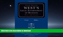EBOOK ONLINE West s Legal Environment of Business: Text and Cases READ NOW PDF ONLINE