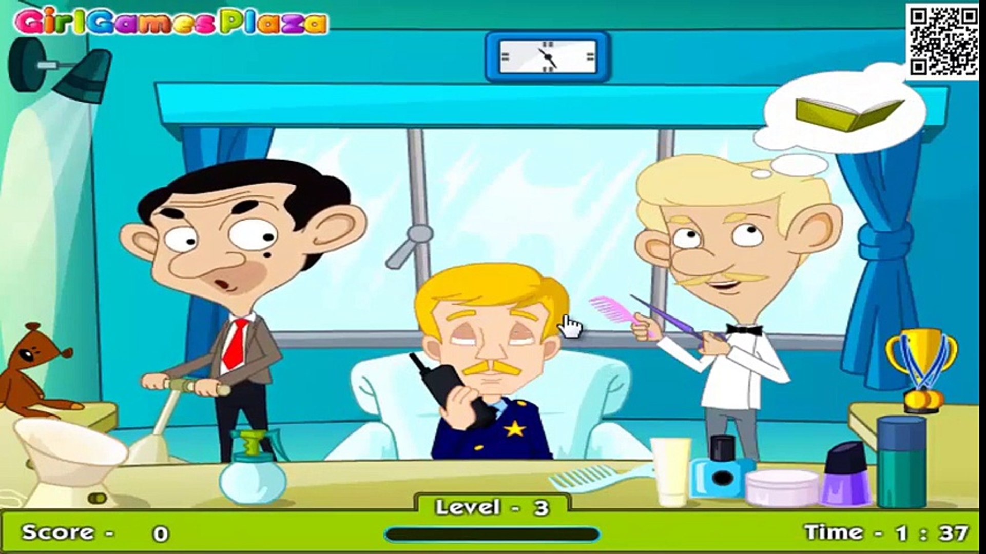 Mr Bean Trouble in Hair Salon - Mr Bean Games - Games For Kids -  Dailymotion Video