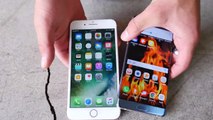 iPhone 7 Plus vs Samsung Galaxy Note 7 DROP Test!