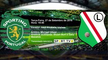 Sporting CP 2-0 Legia Warszawa CL 2ªJ (Videos e Relato Antena1)