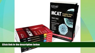 Big Deals  MCAT Complete 7-Book Subject Review: Online + Book (Kaplan Test Prep)  Free Full Read