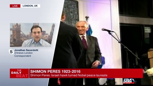 Shimon Peres won Nobel Peace Prize for work in early '90s