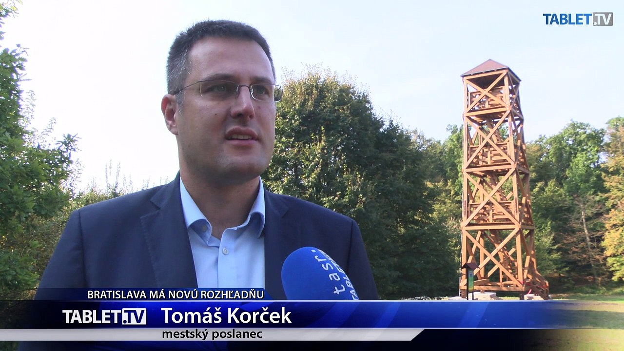 Pod Kamzíkom v Bratislave otvorili 15-metrovú rozhľadňu