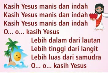 KASIH YESUS MANIS DAN INDAH - Lagu Sekolah Minggu