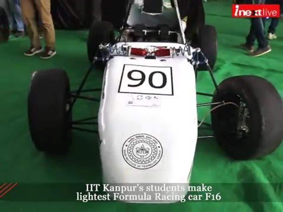 IIT Kanpur's students make lightest Formula one Racing car F16