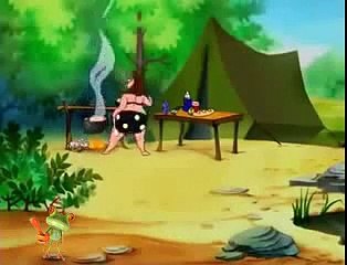 Funny video clip. Mermaid and fisherman. Bad ending. Humor cartoons movie.