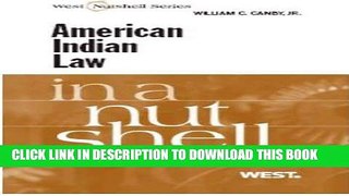[PDF] Canby s American Indian Law in a Nutshell, 5th Popular Online