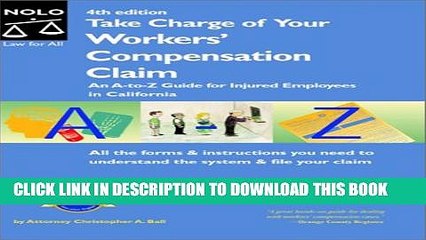 [PDF] Take Charge of Your Workers  Compensation Claim: An A to Z Guide for Injured Employees in