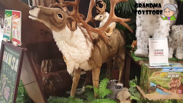Unboxing TOYS Review/Demos - Animal kingdom deers tigers elephant