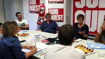 Céline Dumerc face aux lecteurs à Mont-de-Marsan : son rapport à la célébrité