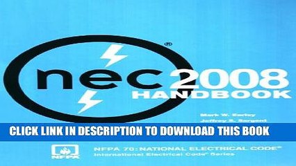 [PDF] National Electrical Code 2008 Handbook (National Electrical Code Handbook) Popular Colection