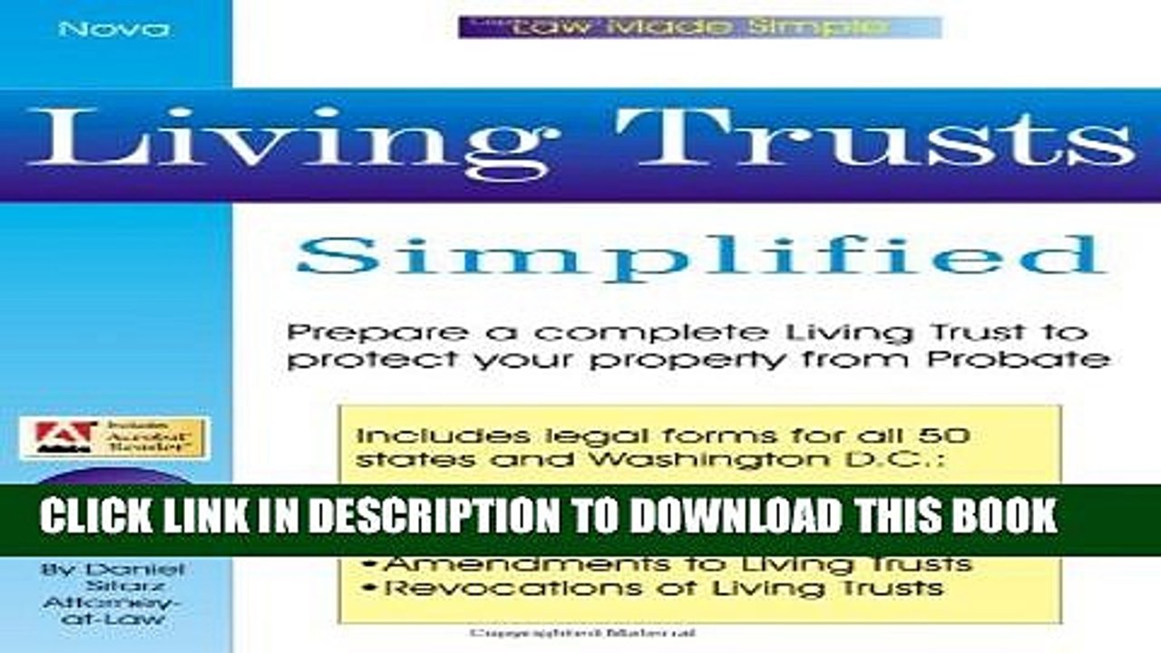 [PDF] Living Trusts Simplified: With Forms-on-CD (Law Made Simple) [Full Ebook]