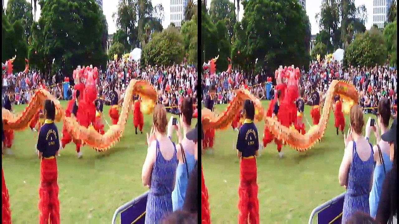 Auckland Lantern Festival - Dragon Dance 3D