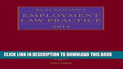 [PDF] Blackstone s Employment Law Practice 2014 Popular Online