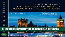 [PDF] Unlocking Constitutional and Administrative Law (Unlocking the Law) Full Collection